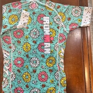 Ironman Colorful Donut Print Bike Cycling Jersey